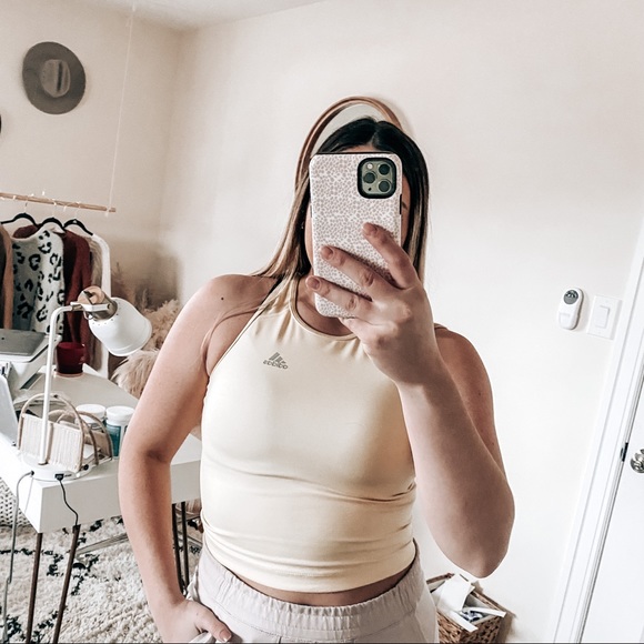 adidas Tops - Adidas yellow workout tank